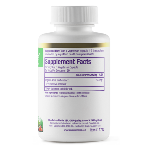 Amla, organic extract
