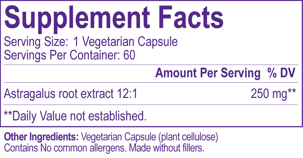 Astragalus herbal extract