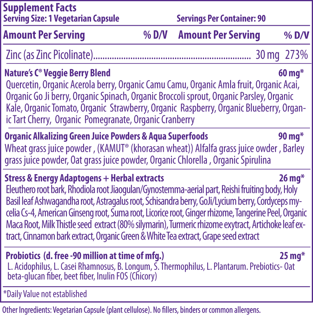Earths Blend-Zinc Picolinate 30mg