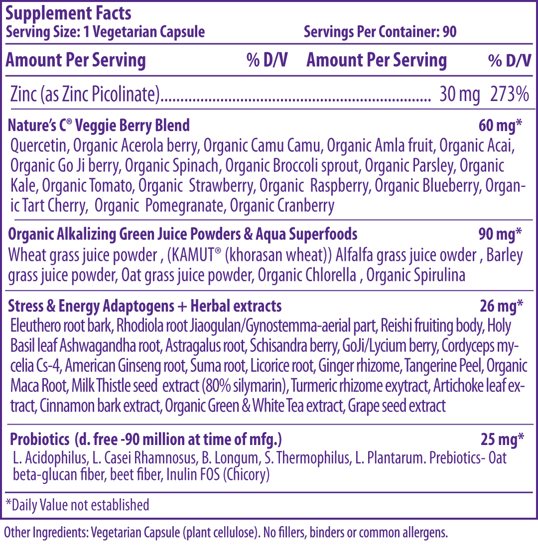 Earths Blend-Zinc Picolinate 30mg