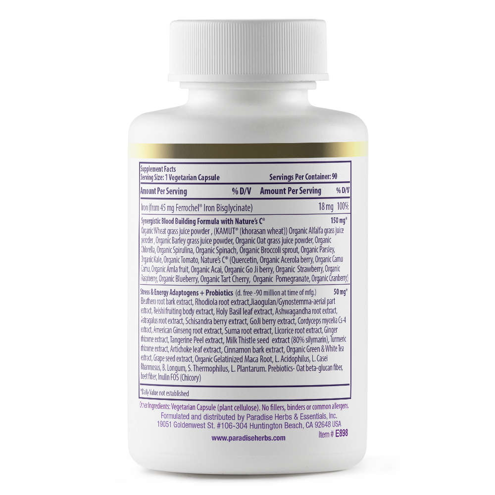 Earth's Blend Iron