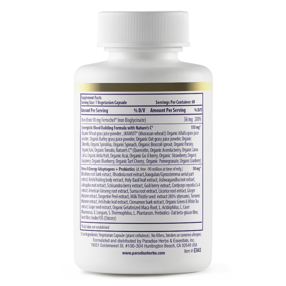 Earth's Blend Iron