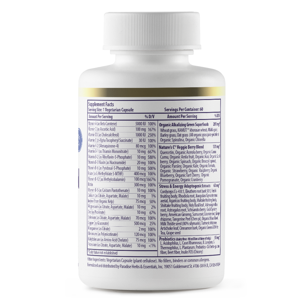 Earth's Blend Multi-Vitamin - No Iron