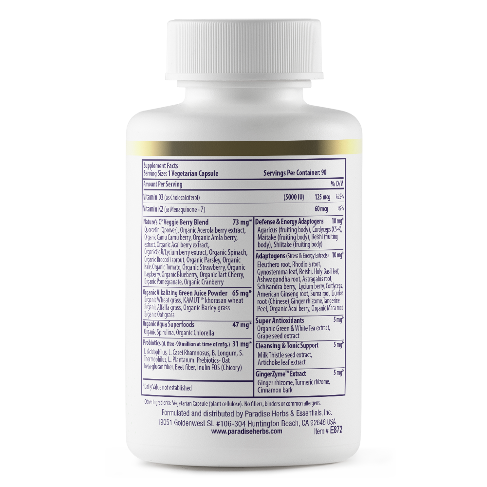 Earth's Blend -Vitamin D3+K2