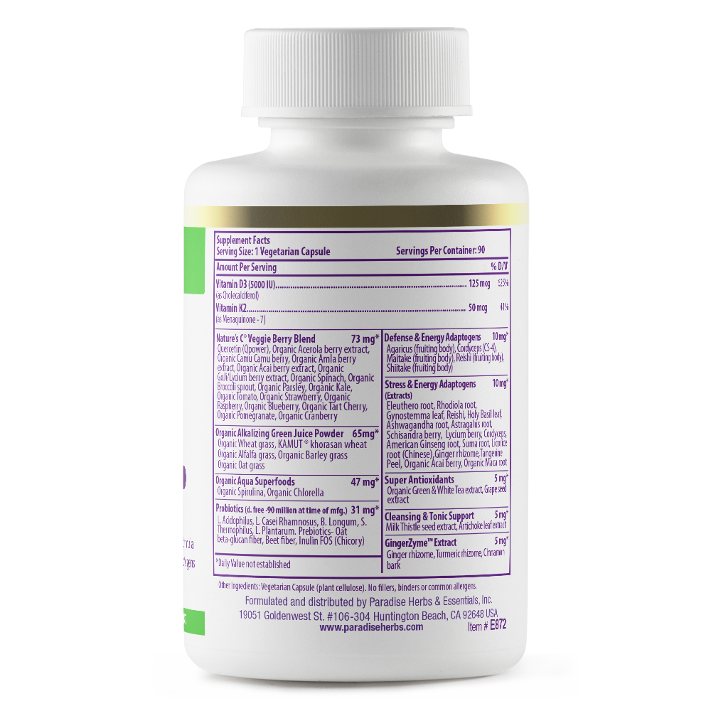 Earth's Blend -Vitamin D3+K2