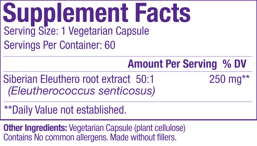 Eleuthero, Siberian, 50: extract