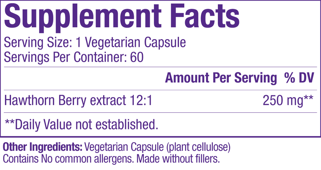Hawthorn Berry, 12:1 Extract