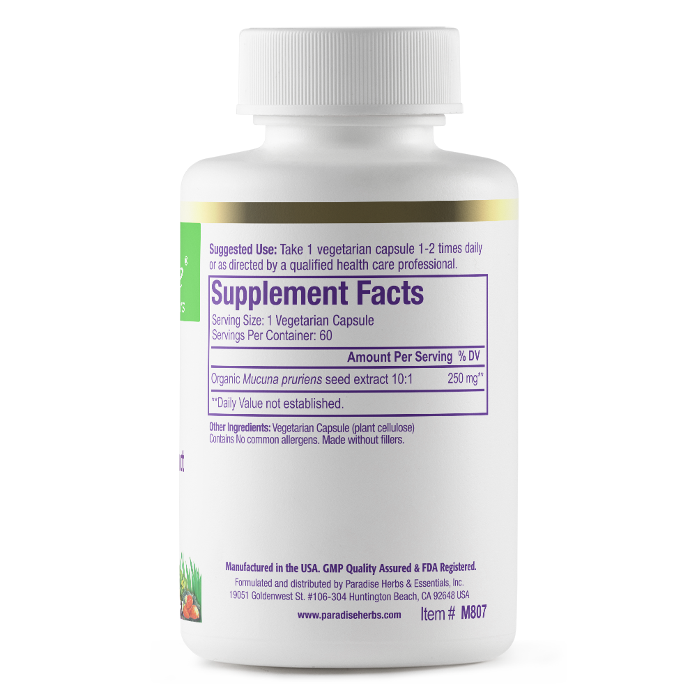 Mucuna, organic extract 15% L-Dopa