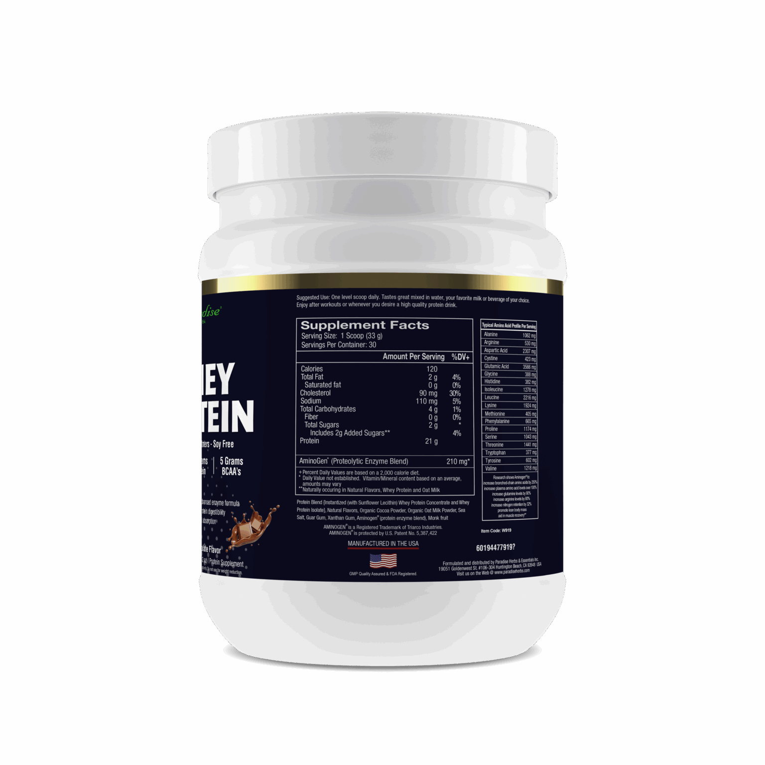 Whey Protein 21 gram with Aminogen
