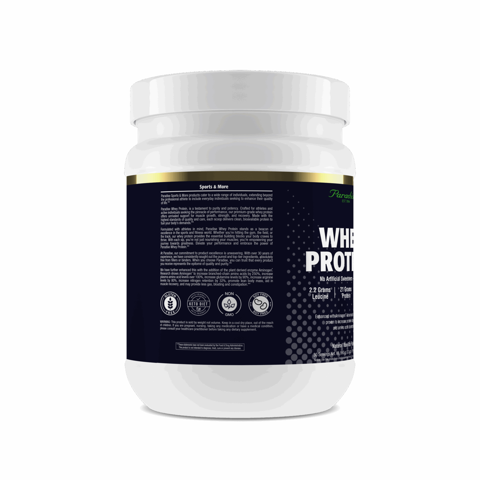 Whey Protein 21 gram with Aminogen