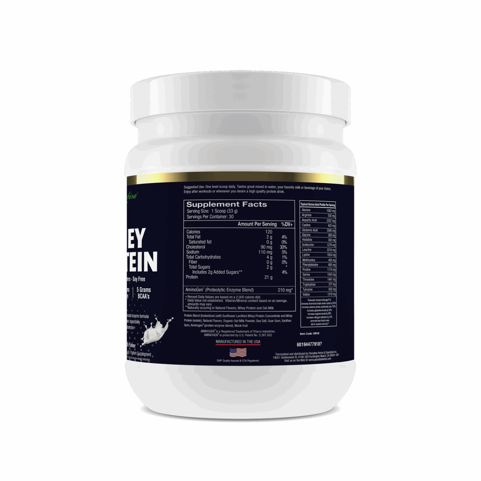 Whey Protein 21 gram with Aminogen