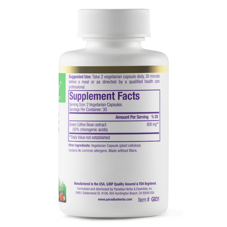 Green Coffee Bean Paradise Herbs