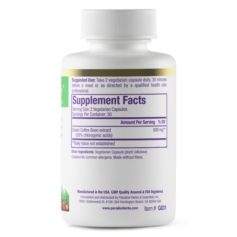 Green Coffee Bean Paradise Herbs