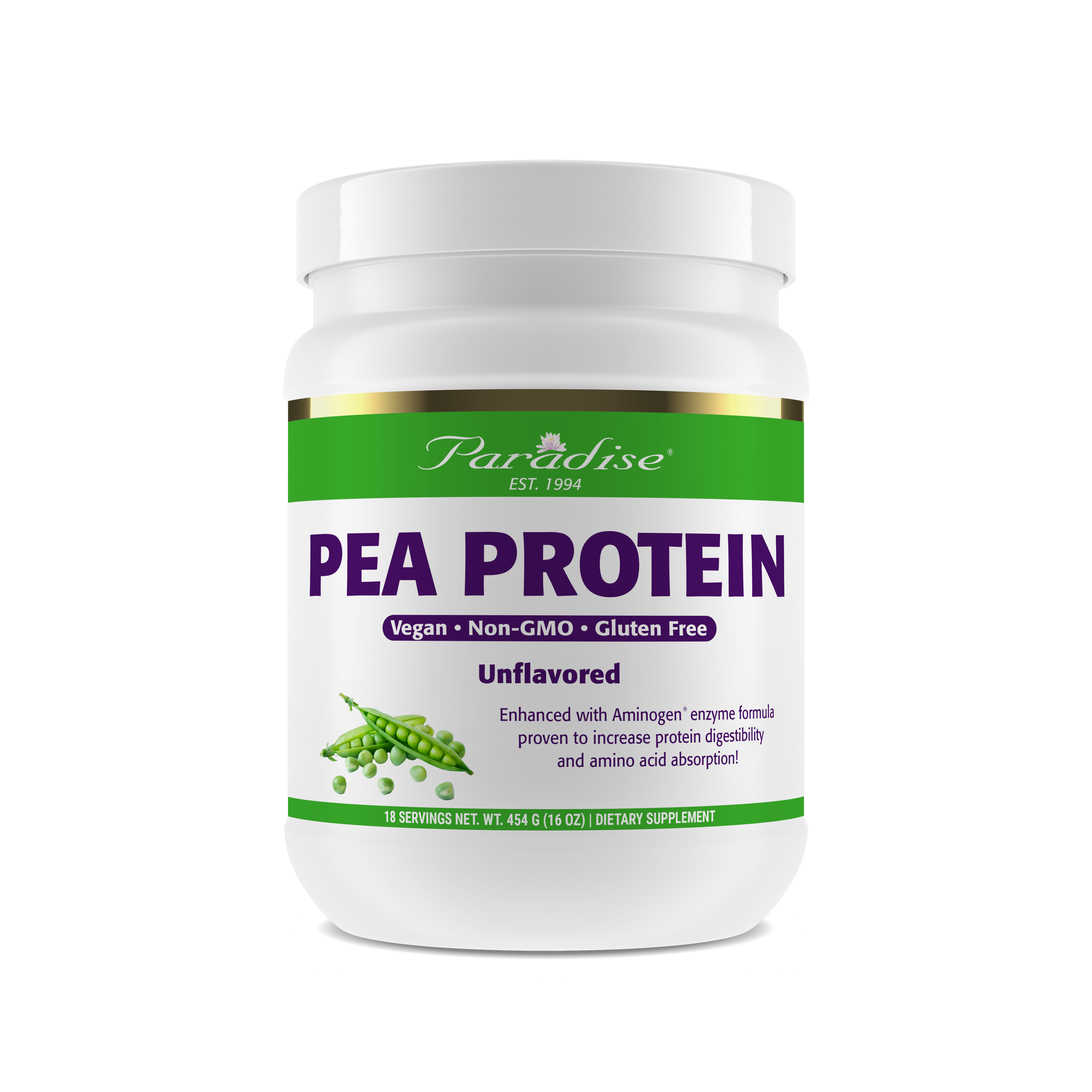 Pea Protein Unflavored 2023 Bottle