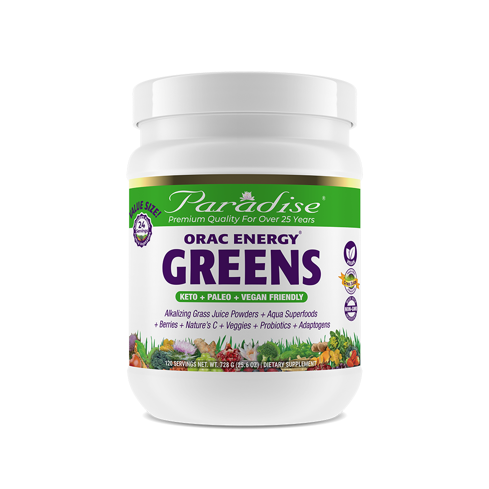 Paradise Herbs ORAC-Energie Grünen 120 Vegetarische KapselnDetox Antioxidans 