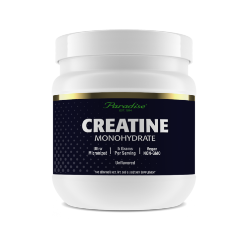Creatine Monohydrate Unflavored Label
