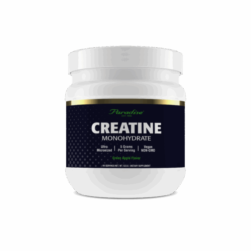 Creatine Monohydrate Apple Label